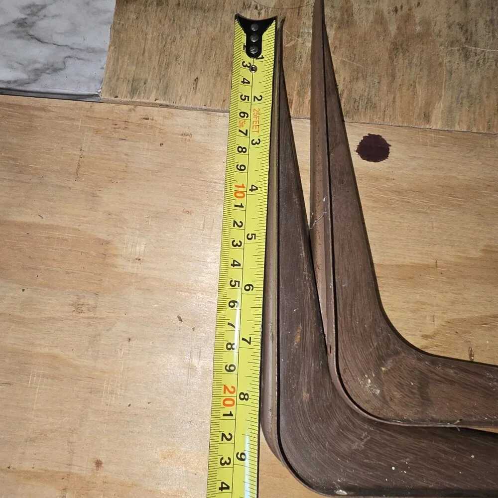 Brown Shelf Hangers 10x11 Set of 2